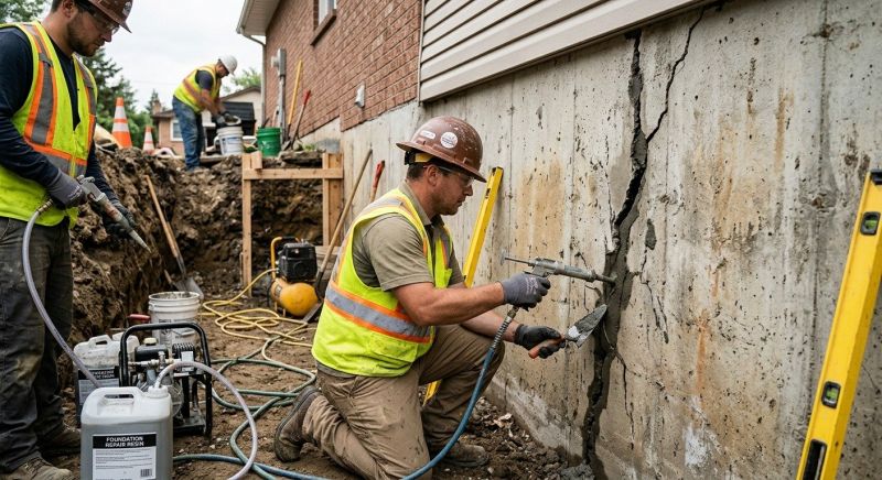 Cracked Foundation Repair in Palm Beach County, FL