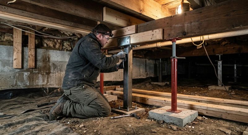 Crawlspace Structural Repair in Delray Beach, FL