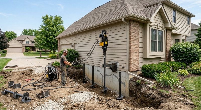 Helical Piers Installation in Delray Beach, FL
