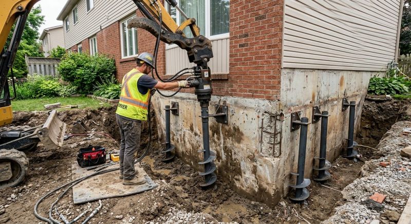 Helical Pile Installation in Delray Beach, FL