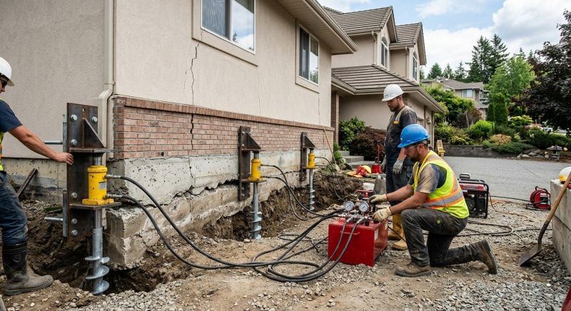 Sinking Foundation Lifting in Delray Beach, FL