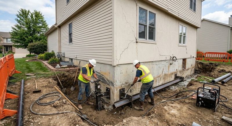 Sinking Foundation Repair in Broward County, FL