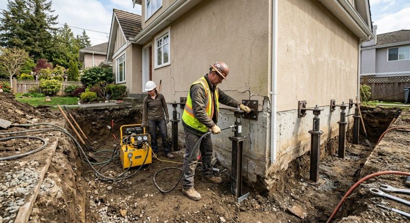 Sinking Foundation Repair in Deerfield Beach, FL