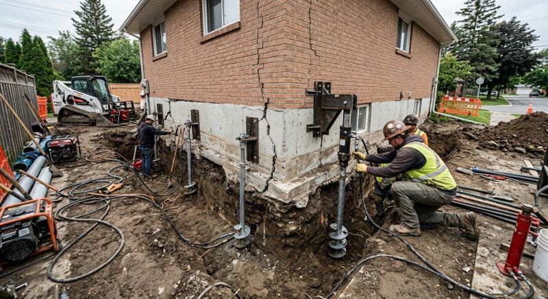 Sinking Foundation Repair in Delray Beach, FL