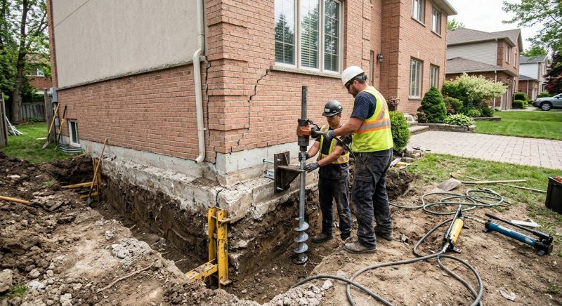 Sinking Foundation Repair in Delray Beach, FL